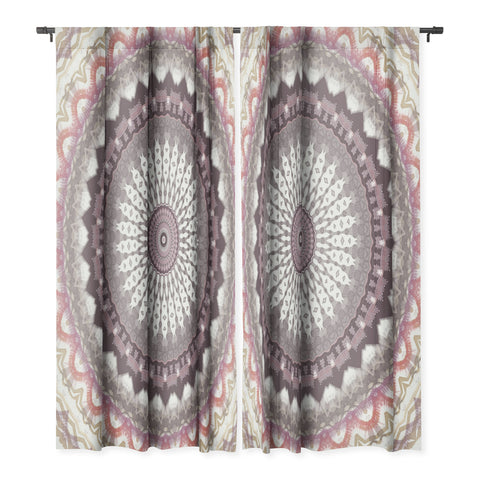 Sheila Wenzel-Ganny Delicate Pink Lavender Mandala Blackout Non Repeat