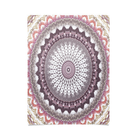 Sheila Wenzel-Ganny Delicate Pink Lavender Mandala Poster