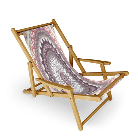 Sheila Wenzel-Ganny Delicate Pink Lavender Mandala Sling Chair