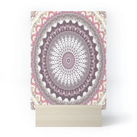 Sheila Wenzel-Ganny Delicate Pink Lavender Mandala Mini Art Print