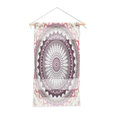 Sheila Wenzel-Ganny Delicate Pink Lavender Mandala Wall Hanging Portrait
