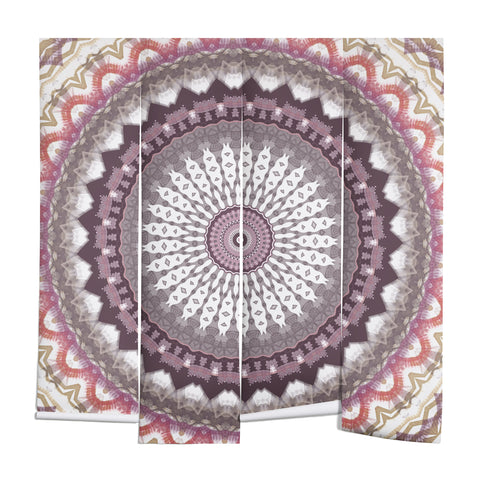 Sheila Wenzel-Ganny Delicate Pink Lavender Mandala Wall Mural