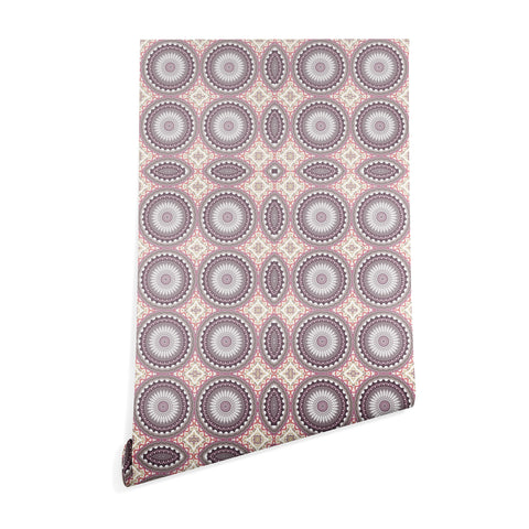 Sheila Wenzel-Ganny Delicate Pink Lavender Mandala Wallpaper