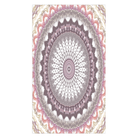 Sheila Wenzel-Ganny Delicate Pink Lavender Mandala Tablecloth