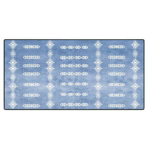 Sheila Wenzel-Ganny Denim Blue Mud Cloth Desk Mat