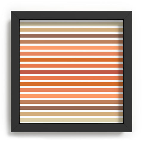 Sheila Wenzel-Ganny Desert Boho Stripes Recessed Framing Square