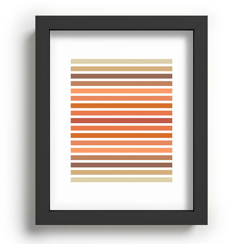 Sheila Wenzel-Ganny Desert Boho Stripes Recessed Framing Rectangle