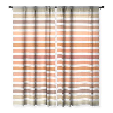 Sheila Wenzel-Ganny Desert Boho Stripes Sheer Non Repeat