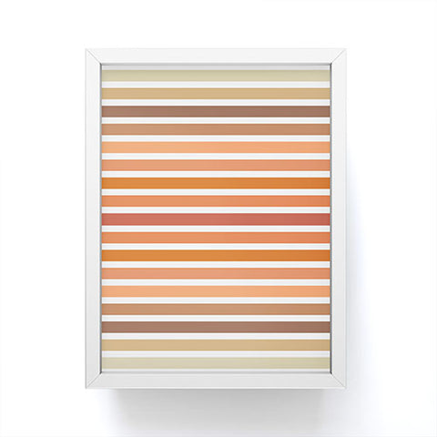 Sheila Wenzel-Ganny Desert Boho Stripes Framed Mini Art Print