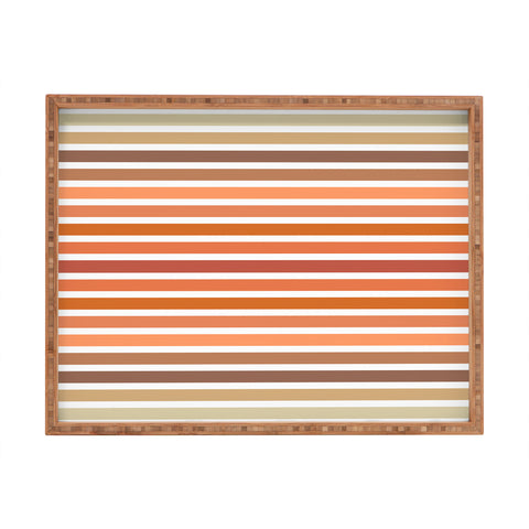 Sheila Wenzel-Ganny Desert Boho Stripes Rectangular Tray