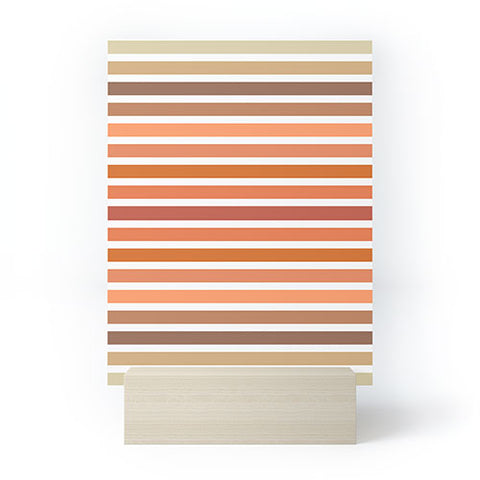 Sheila Wenzel-Ganny Desert Boho Stripes Mini Art Print
