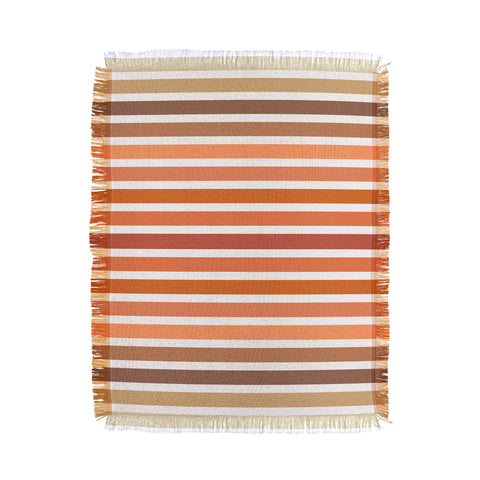Sheila Wenzel-Ganny Desert Boho Stripes Throw Blanket