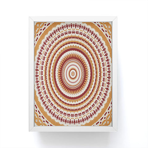 Sheila Wenzel-Ganny Desert Sun Mandala Framed Mini Art Print