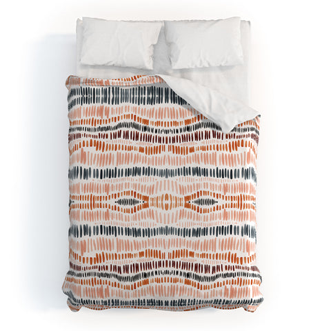 Sheila Wenzel-Ganny Desert Watercolor Stripes Duvet Cover