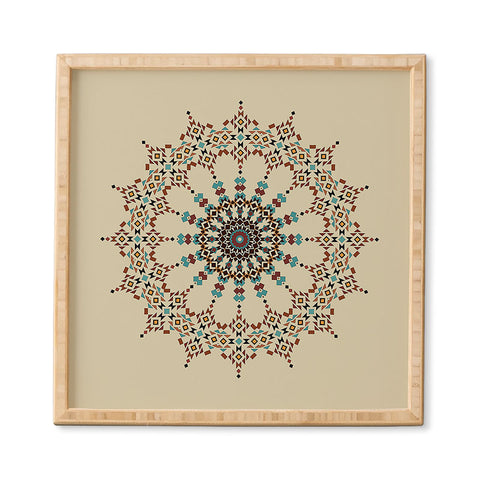 Sheila Wenzel-Ganny Dream Catcher Mandala Framed Wall Art