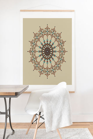 Sheila Wenzel-Ganny Dream Catcher Mandala Art Print And Hanger