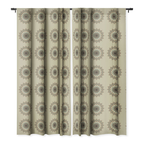 Sheila Wenzel-Ganny Dream Catcher Mandala Blackout Window Curtain