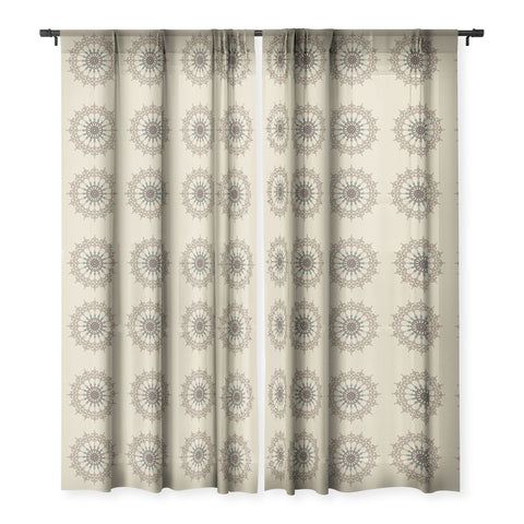 Sheila Wenzel-Ganny Dream Catcher Mandala Sheer Window Curtain