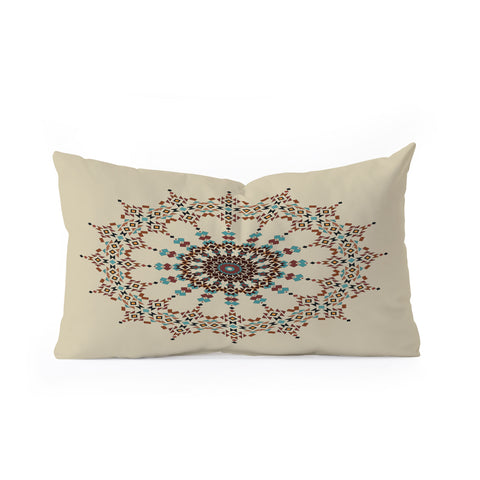 Sheila Wenzel-Ganny Dream Catcher Mandala Oblong Throw Pillow