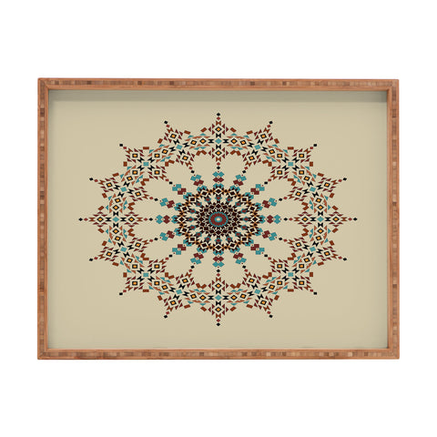Sheila Wenzel-Ganny Dream Catcher Mandala Rectangular Tray