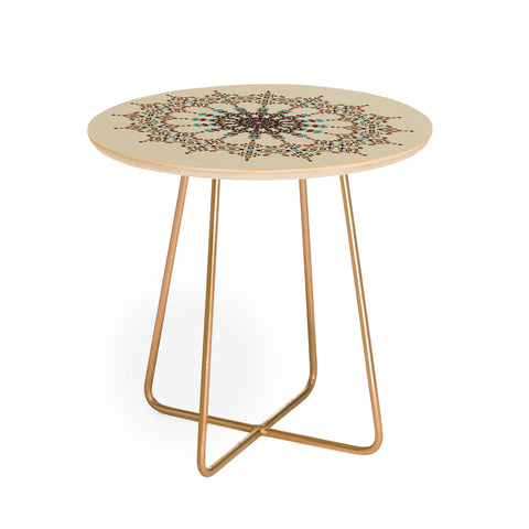 Sheila Wenzel-Ganny Dream Catcher Mandala Round Side Table