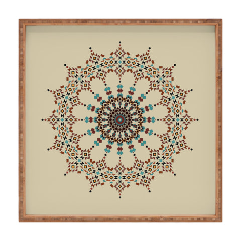 Sheila Wenzel-Ganny Dream Catcher Mandala Square Tray