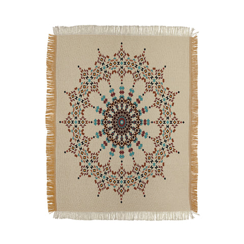 Sheila Wenzel-Ganny Dream Catcher Mandala Throw Blanket