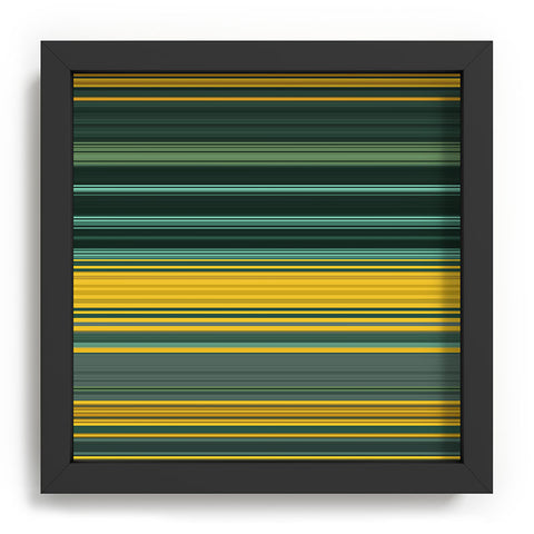 Sheila Wenzel-Ganny Emerald Gold Classic Stripes Recessed Framing Square