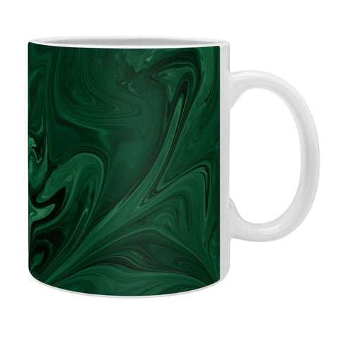 Sheila Wenzel-Ganny Emerald Green Abstract Coffee Mug