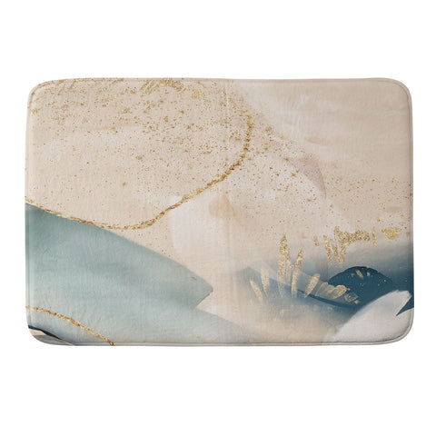 Sheila Wenzel-Ganny Enchanted Brush Strokes Memory Foam Bath Mat