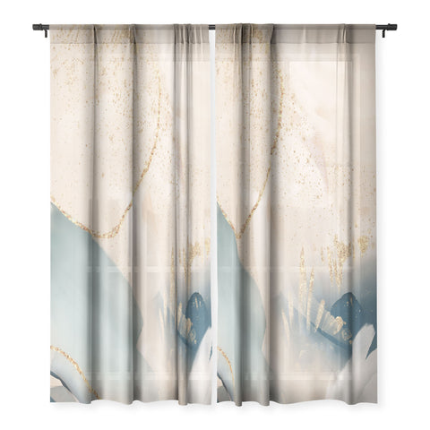 Sheila Wenzel-Ganny Enchanted Brush Strokes Sheer Non Repeat