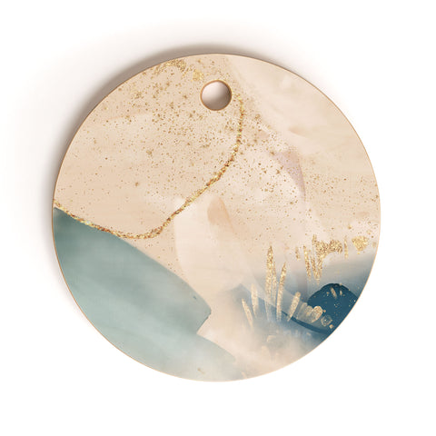 Sheila Wenzel-Ganny Enchanted Brush Strokes Cutting Board Round