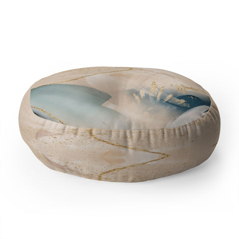 Sheila Wenzel-Ganny Enchanted Brush Strokes Floor Pillow Round