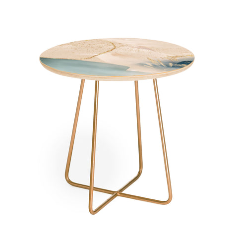 Sheila Wenzel-Ganny Enchanted Brush Strokes Round Side Table