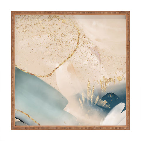 Sheila Wenzel-Ganny Enchanted Brush Strokes Square Tray