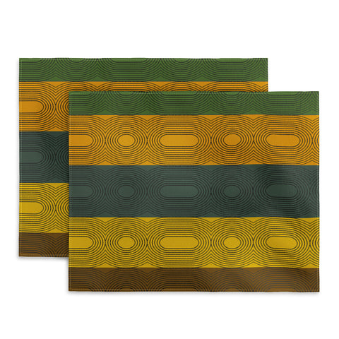 Sheila Wenzel-Ganny Fall Twist Abstract Placemat