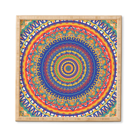 Sheila Wenzel-Ganny Festive Mandala Framed Wall Art