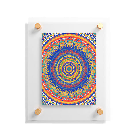 Sheila Wenzel-Ganny Festive Mandala Floating Acrylic Print