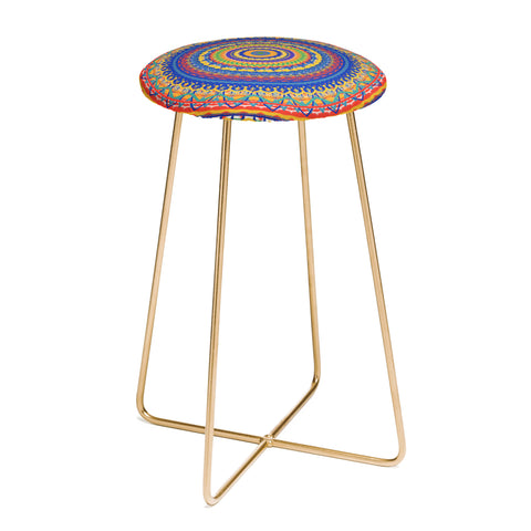 Sheila Wenzel-Ganny Festive Mandala Counter Stool