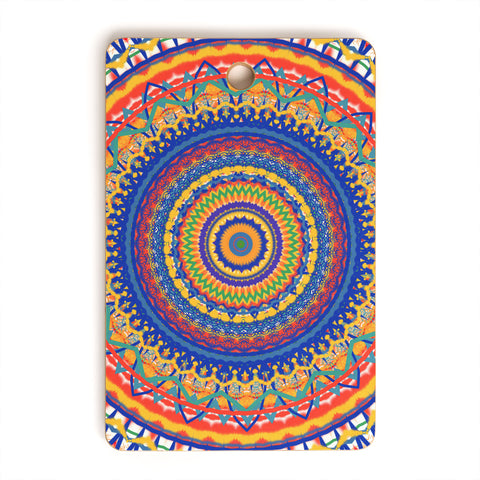 Sheila Wenzel-Ganny Festive Mandala Cutting Board Rectangle