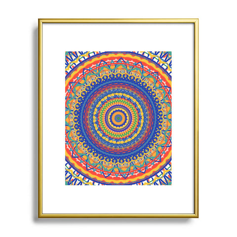 Sheila Wenzel-Ganny Festive Mandala Metal Framed Art Print