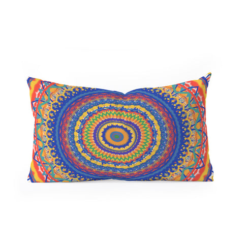 Sheila Wenzel-Ganny Festive Mandala Oblong Throw Pillow
