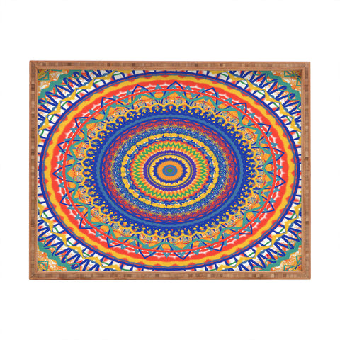 Sheila Wenzel-Ganny Festive Mandala Rectangular Tray