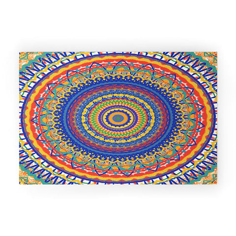 Sheila Wenzel-Ganny Festive Mandala Welcome Mat