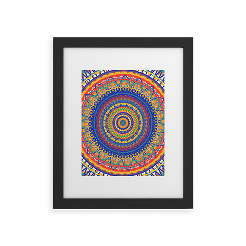 Sheila Wenzel-Ganny Festive Mandala Framed Art Print