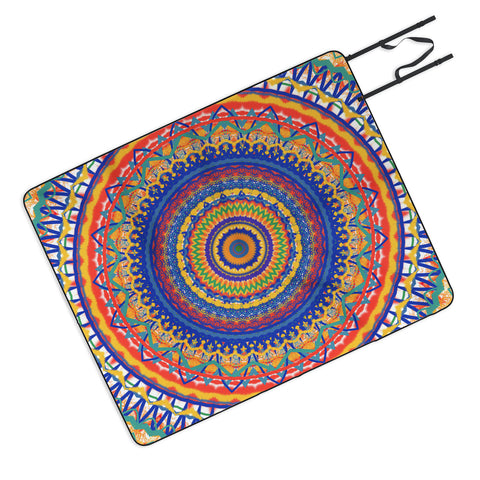 Sheila Wenzel-Ganny Festive Mandala Picnic Blanket
