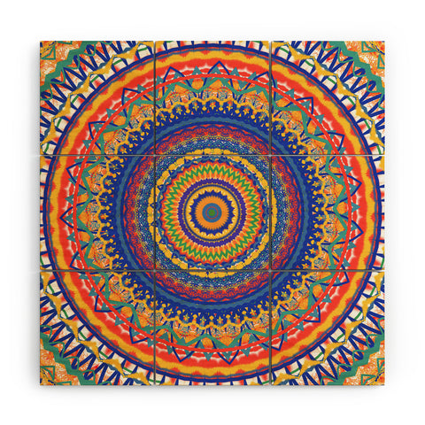 Sheila Wenzel-Ganny Festive Mandala Wood Wall Mural