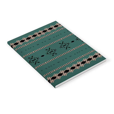 Sheila Wenzel-Ganny Forest Green Mudcloth Notebook