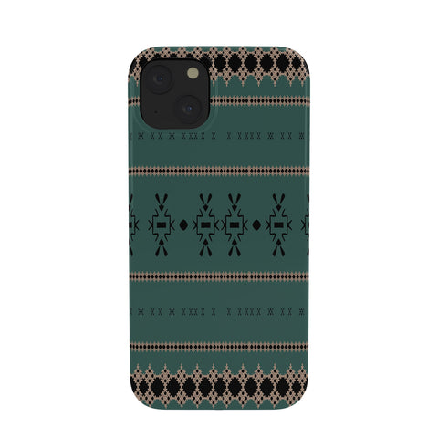 Sheila Wenzel-Ganny Forest Green Mudcloth Phone Case