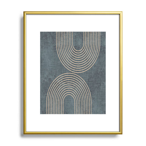 Sheila Wenzel-Ganny Grunge Minimalist Abstract Metal Framed Art Print